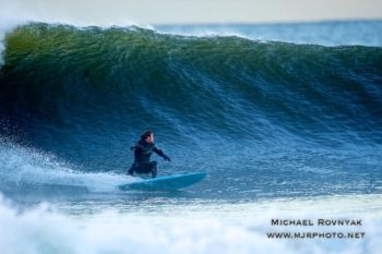 John surfing; photo by Michael Rovniak