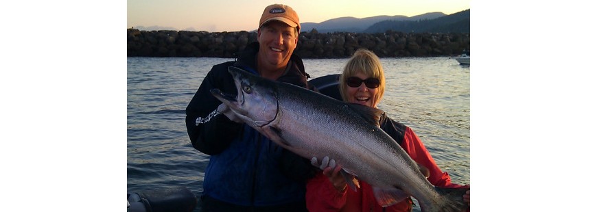 Sunrise Chinook on an early September morning
