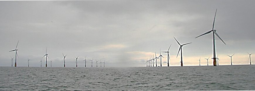 Offshore wind farm in the UK