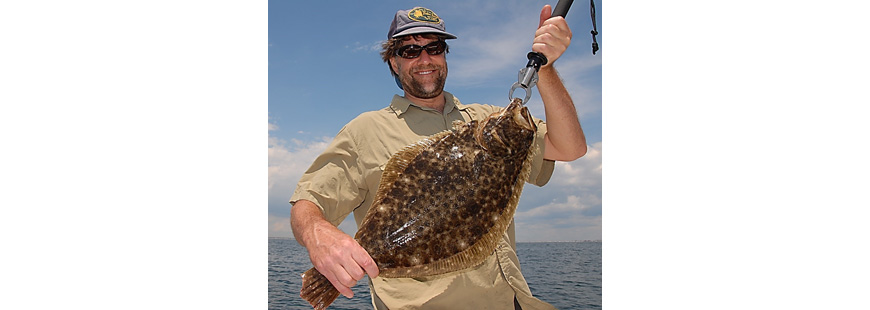 The best fluke fishing is mostly in the ocean. Photo by John McMurray.