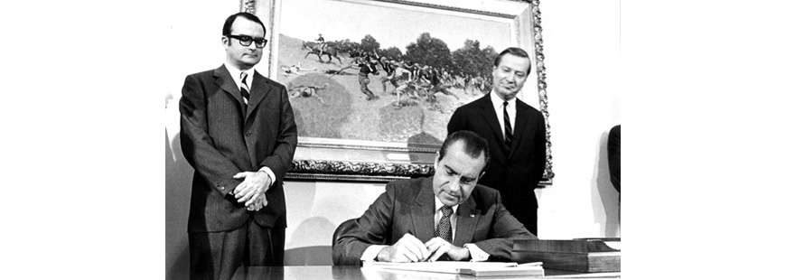 Nixon signs the executive order creating the EPA