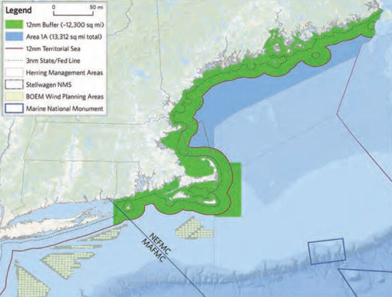 Atlantic herring buffer zone map - Marine Fish Conservation Network